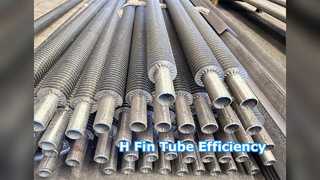 Boiler H Finned Tube Heat Exchanger Efficiency